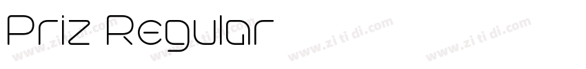 Priz Regular字体转换 Priz Regular字体转换